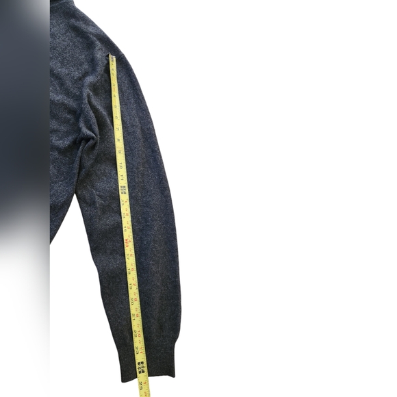 Joseph Lyman Sweater Womens Pullover 100 % Cashmere Preppy Casual Charcoal XL - Picture 5 of 6